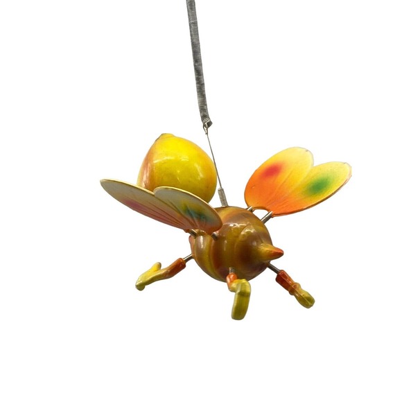 Bouncy Bees Hanging Bugs with Bouncy Springs Indoor Outdoor Decor - Picture 2 of 11